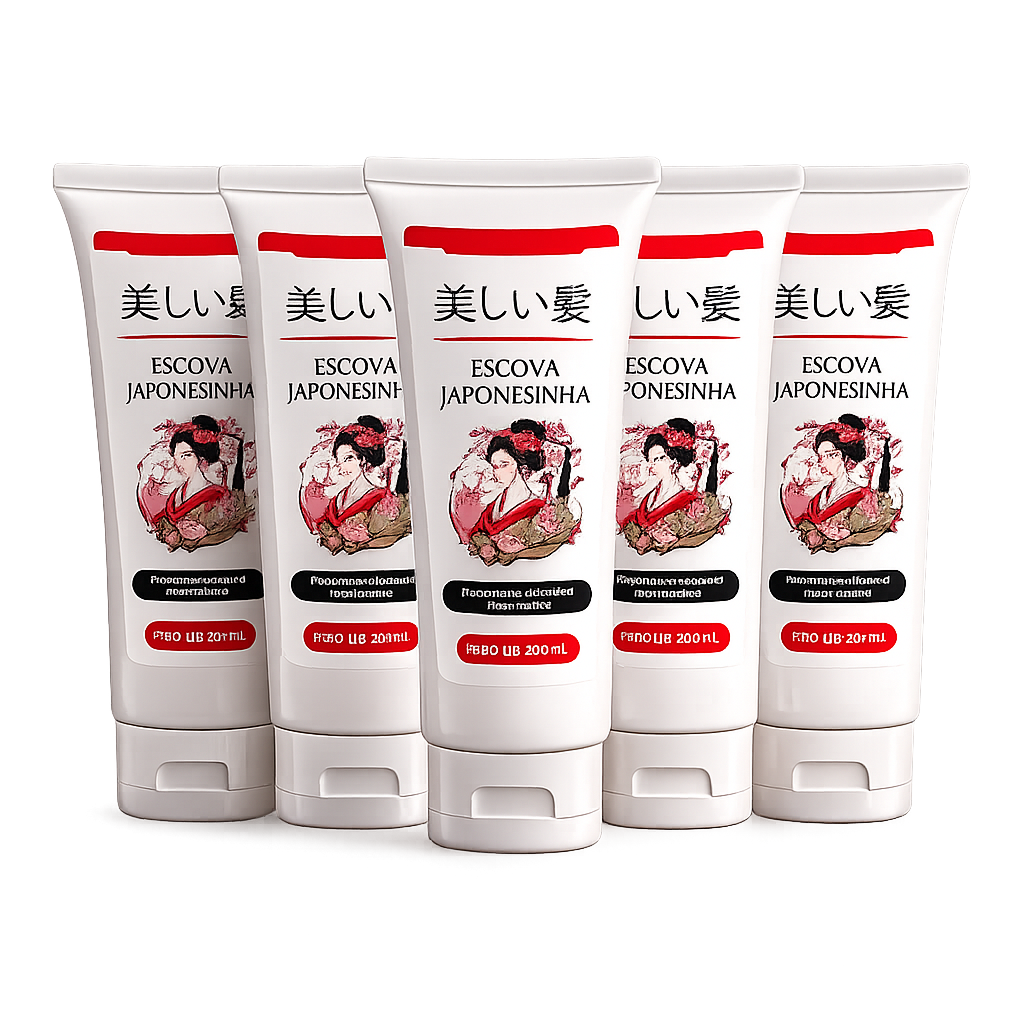 6 frascos Escova Japonesa